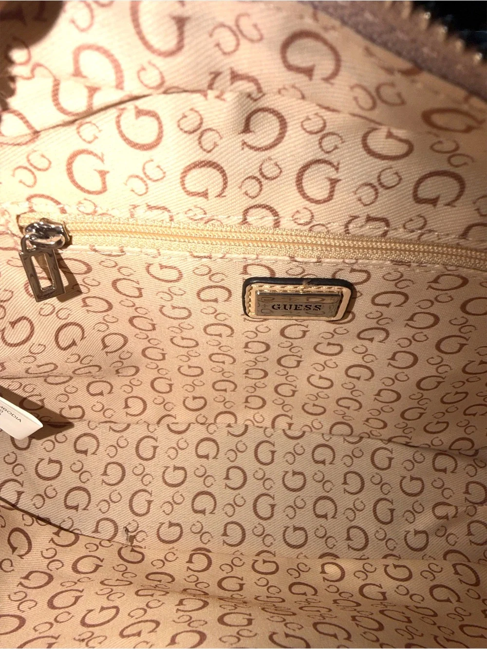 Guess Strawberry Print Camera Crossbody Bag Pale Pink & Matching Flap Wallet Set